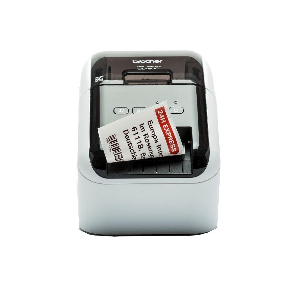 Impressora de Etiquetas BROTHER QL-800 (Com fios - USB 2.0 - Preto e Cinzento), miniatura 3