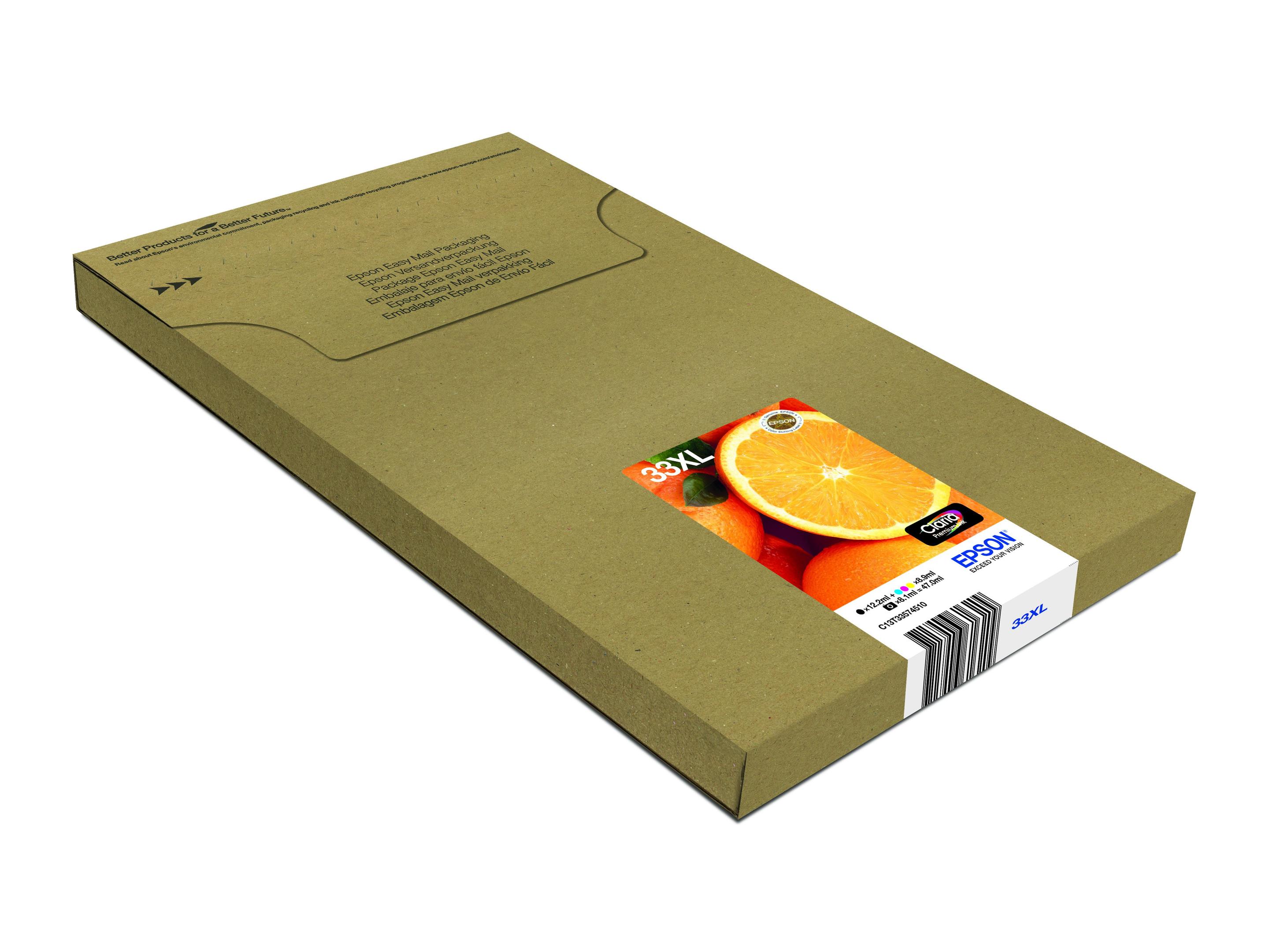 Multipack de Tinteiros EPSON 33XL C13T33574510 (5 Tinteiros XL - Preto, Preto Fotográfico, Ciano, Magenta e Amarelo) — miniatura 12