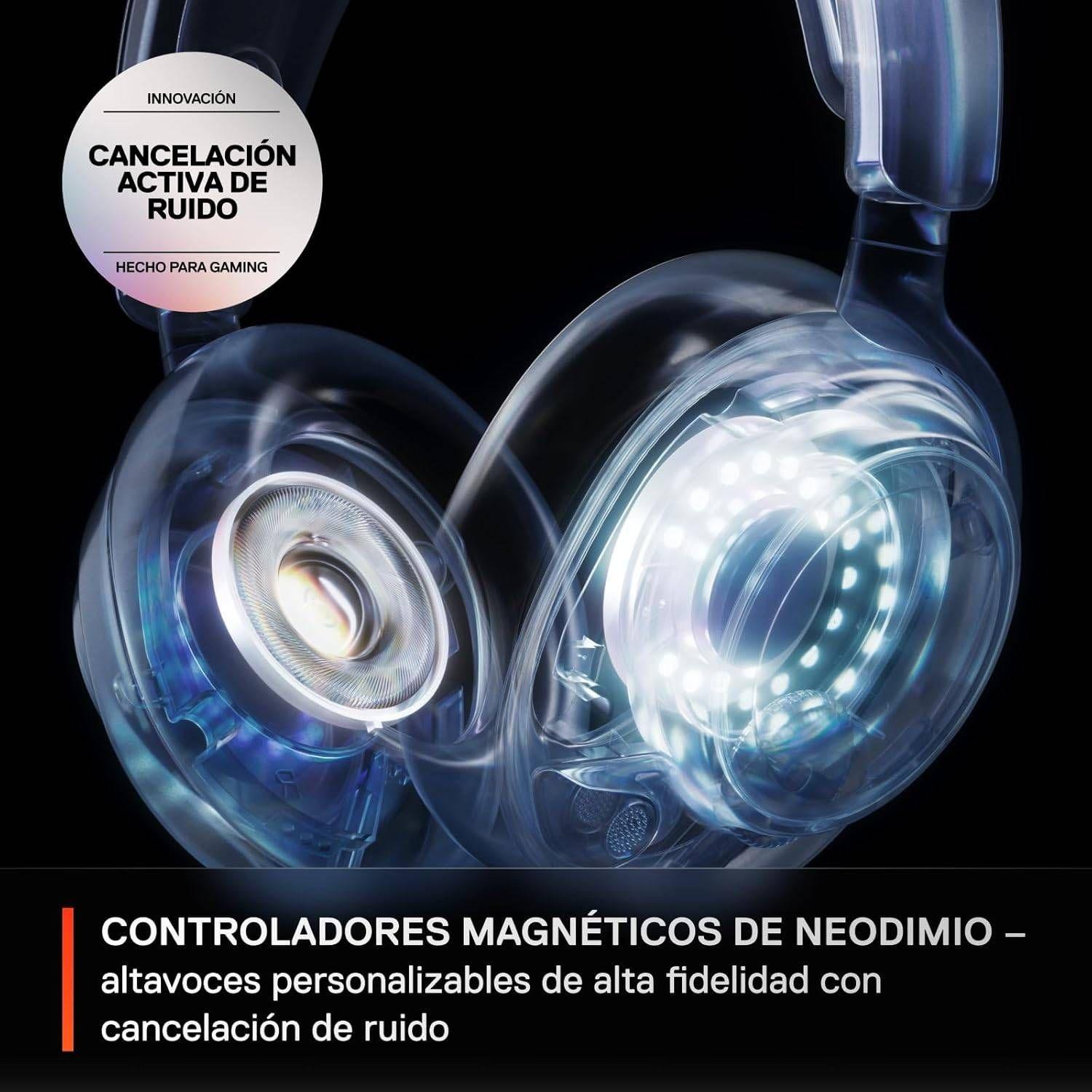 Headset Gaming STEELSERIES Arctis Nova Pro Omni (Binaural - Com fios e sem fios - Circum-aural - Preto), miniatura 6