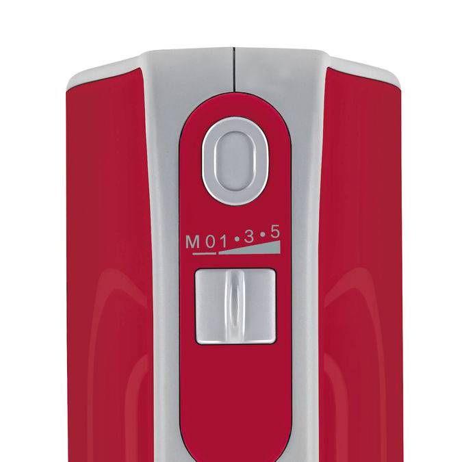 Batedeira Manual BOSCH MFQ40303 (500 W - 0 l - Altura 7,5 cm - Vermelho e Prateado) — miniatura 3