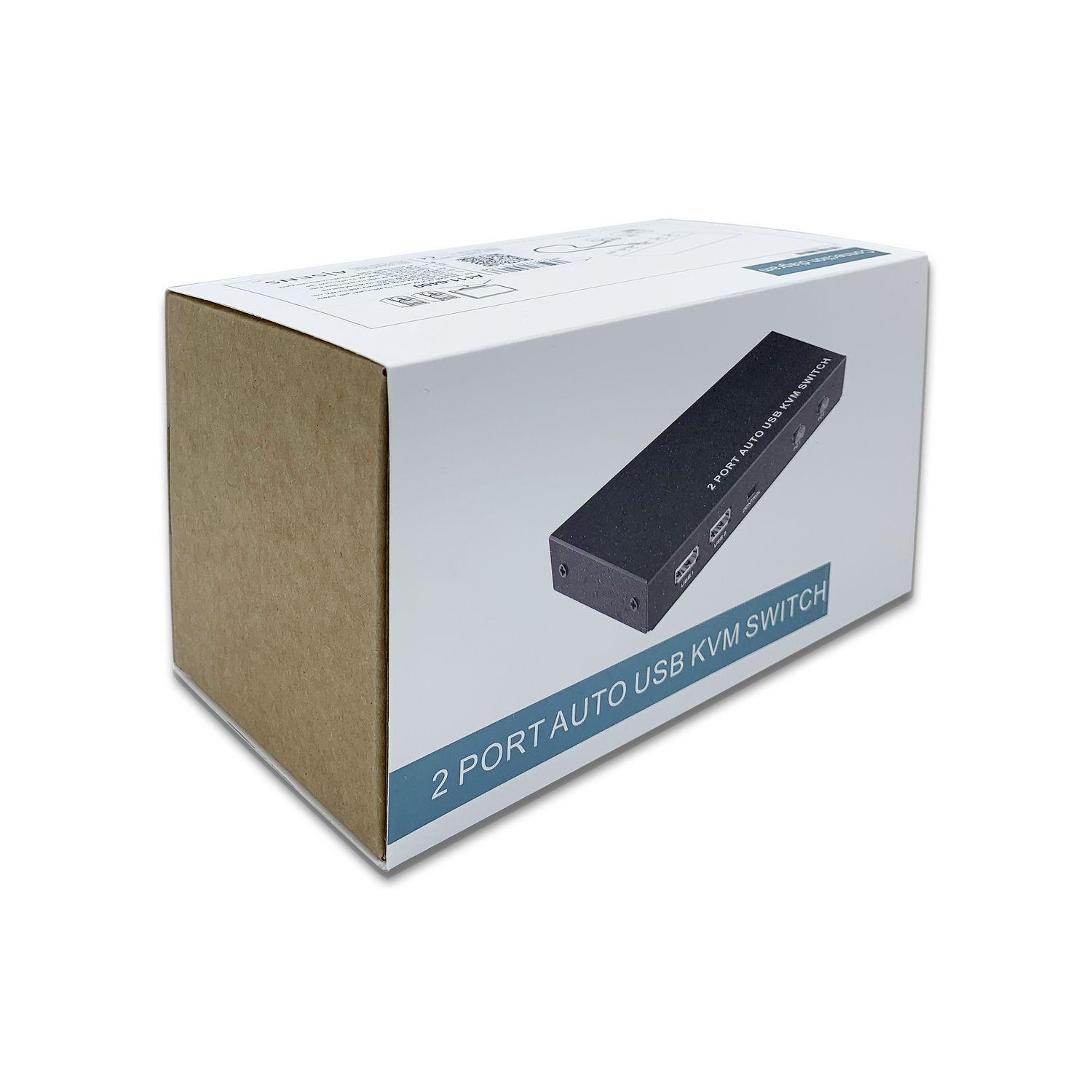 Switch KVM AISENS A111-0400 (4K Ultra HD - Preto) — miniatura 3