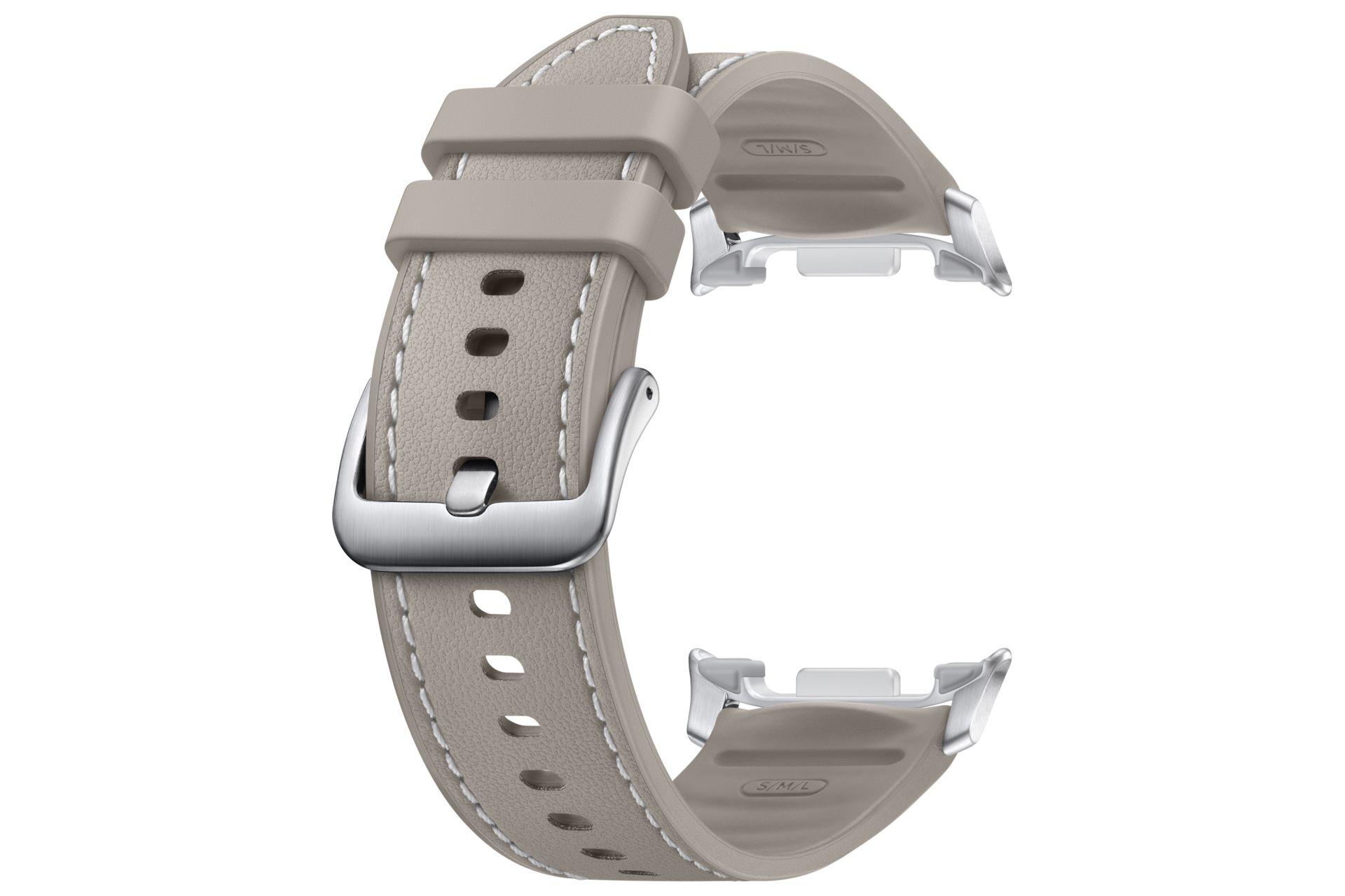 Pulseira Híbrida SAMSUNG Galaxy Watch8/Watch8 Classic (Banda - Cinzento-acastanhado - Imitação de pele - Cinzento-acastanhado), miniatura 2