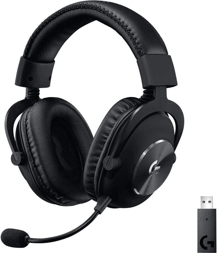 Headset Gaming LOGITECH G PRO X Wireless (Binaural - LIGHTSPEED - Circum-aural - Preto)