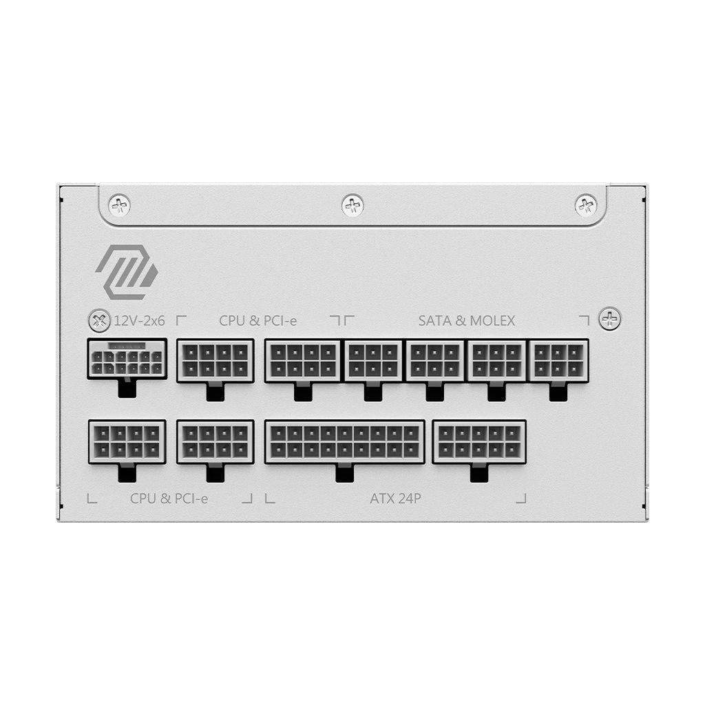 Fonte de Alimentação MSI MAG A1000GL PCIE5 WHITE (ATX - 1000 W - 80 PLUS Gold - Branco), miniatura 7