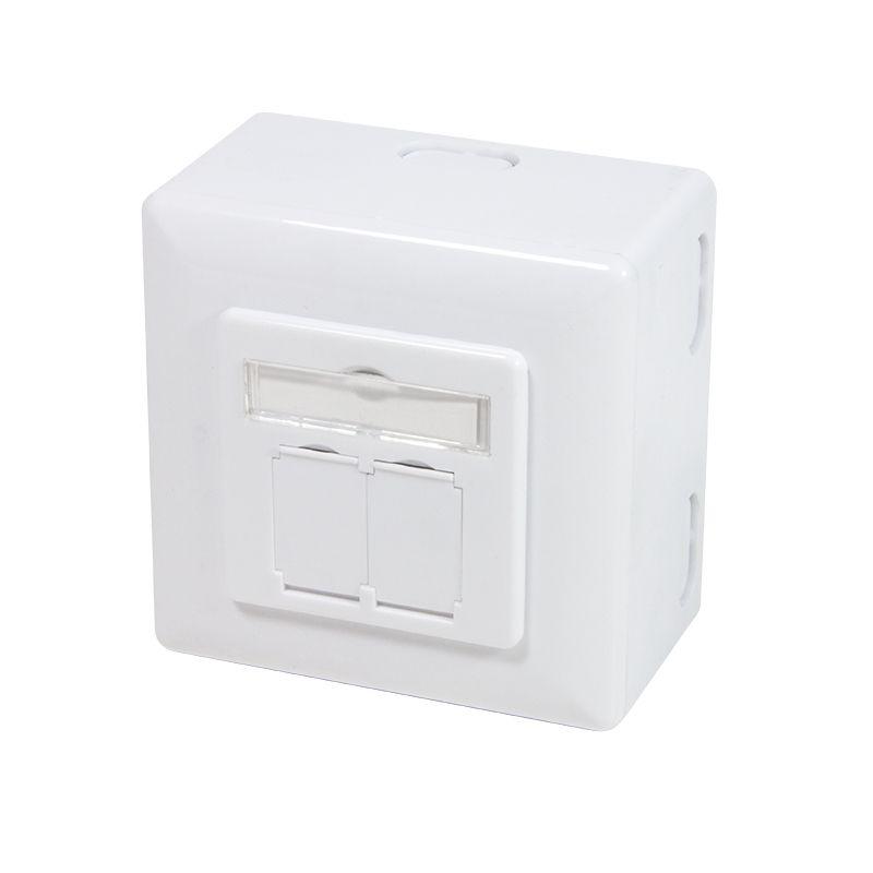 Tomada de Rede Embutida LOGILINK NP0039A (Branco)