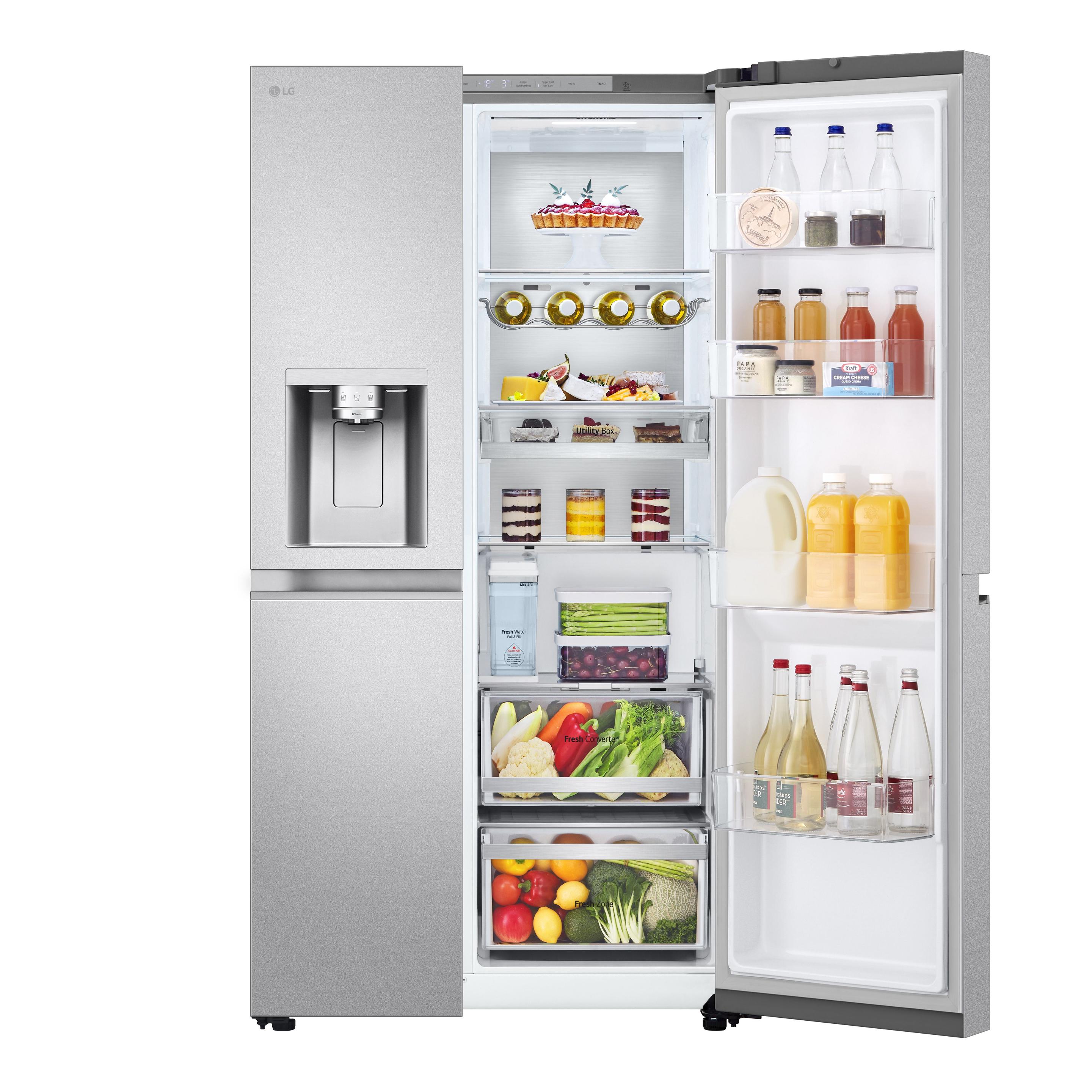 Frigorífico Americano Independente LG GSLE91MBAC (628 L - 179x91x74 cm - Metálico), miniatura 12