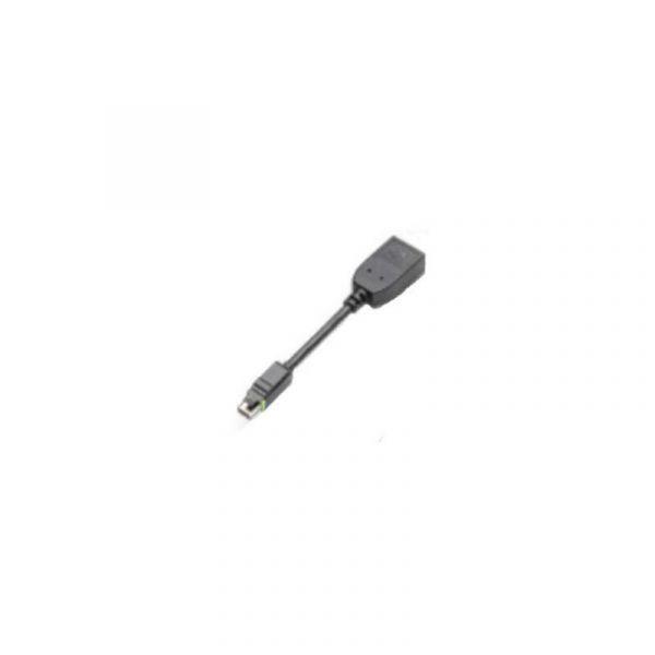 Adaptador Mini DisplayPort para DisplayPort PNY QSP-MINIDP/DPV3 (Mini DisplayPort macho para DisplayPort fêmea) — miniatura 3