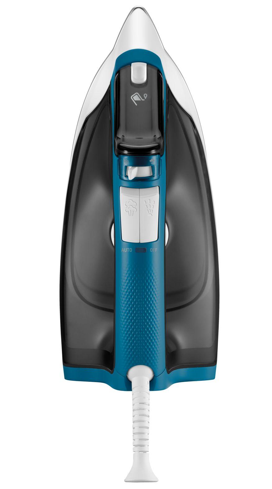 Ferro de Engomar ROWENTA DX1550D1 (2200 W - 0,25 l - Base em aço inoxidável - Azul), miniatura 5