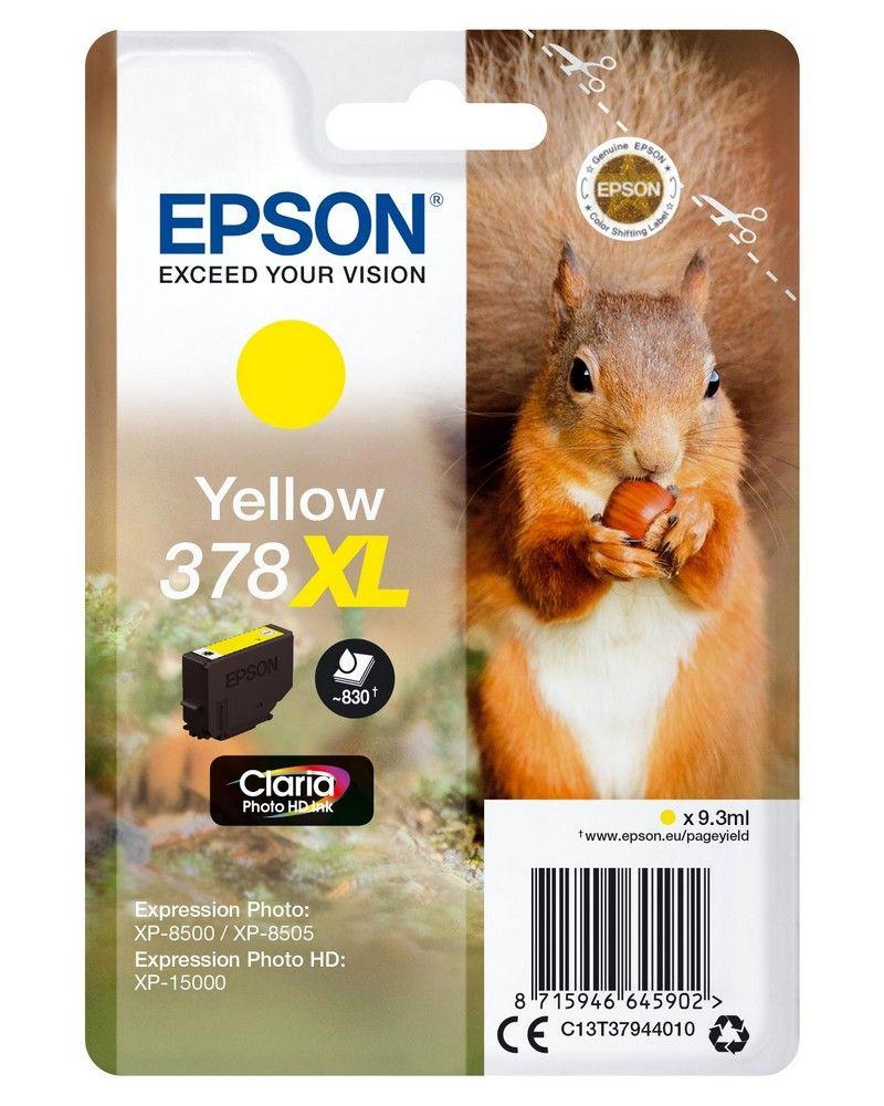 Tinteiro EPSON 378XL (830 páginas - Amarelo)