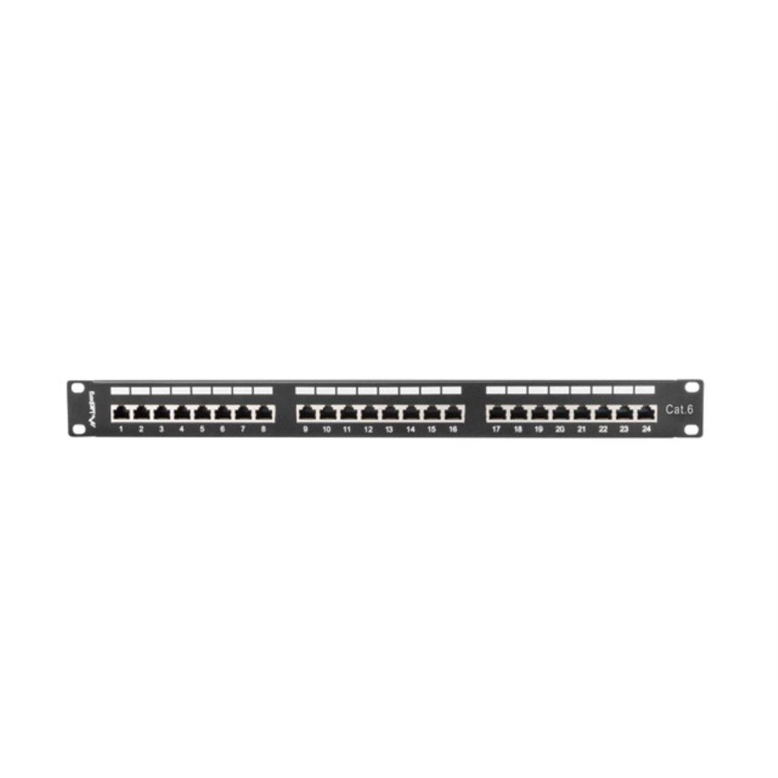 Patch Panel LANBERG PPS6-1024-B (RJ-45 - Preto)