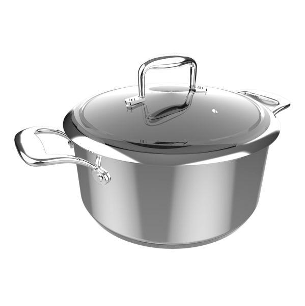 Panela CECOTEC Polka Classy 24 Pot Steel (Aço inoxidável 18/10 - Inox)
