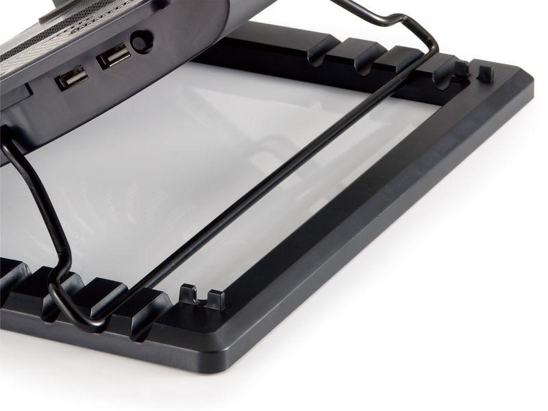 Base de Refrigeração CONCEPTRONIC CNBCOOLSTAND1F (17" - 43,2 cm - 140 mm - Preto) — miniatura 2