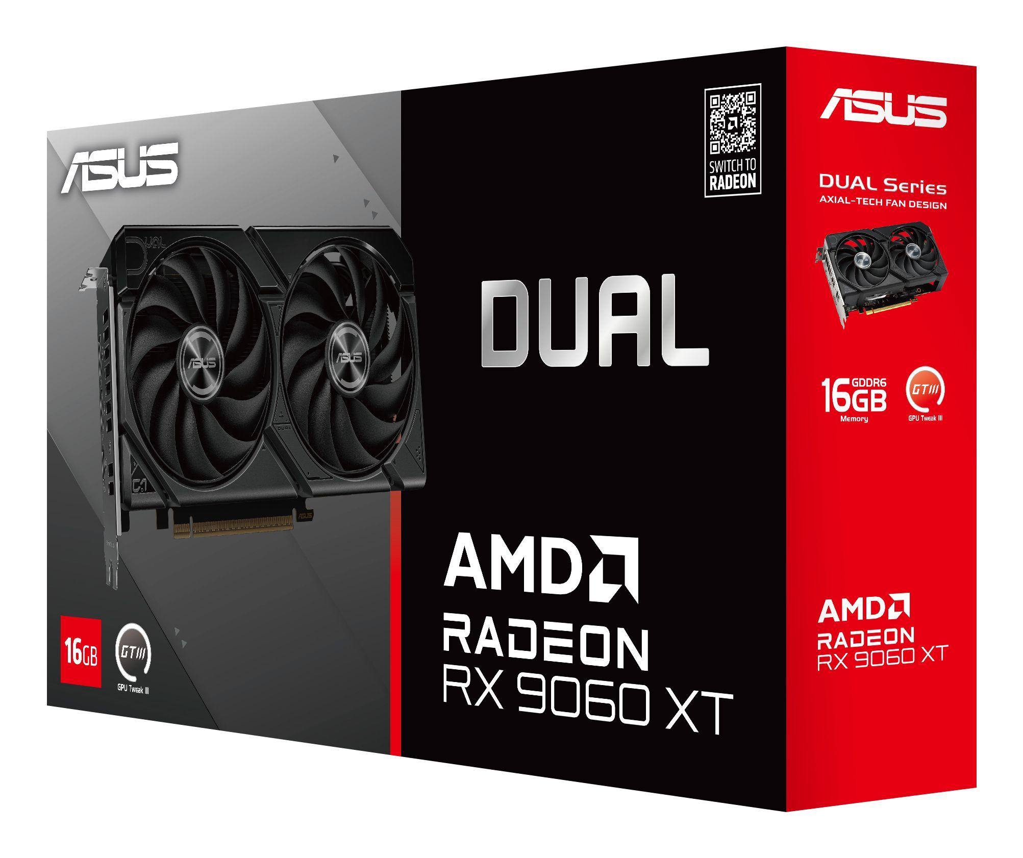 Placa Gráfica ASUS Dual Radeon RX 9060 XT (Radeon RX 9060 XT - 20 Gbit/s - 16 GB - Preto), miniatura 12