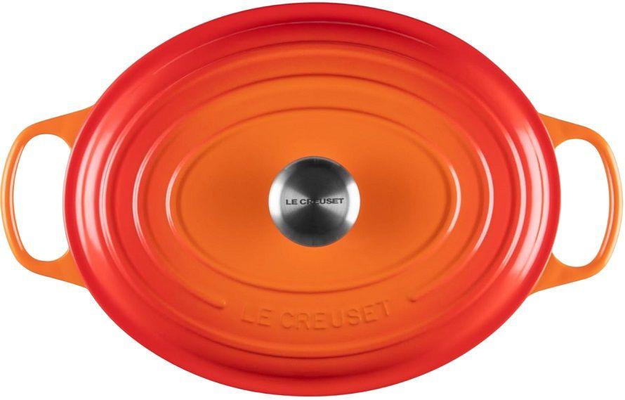 Tacho Cocotte Oval LE CREUSET Signature 31 cm (Ferro fundido esmaltado - Vulcânico), miniatura 2