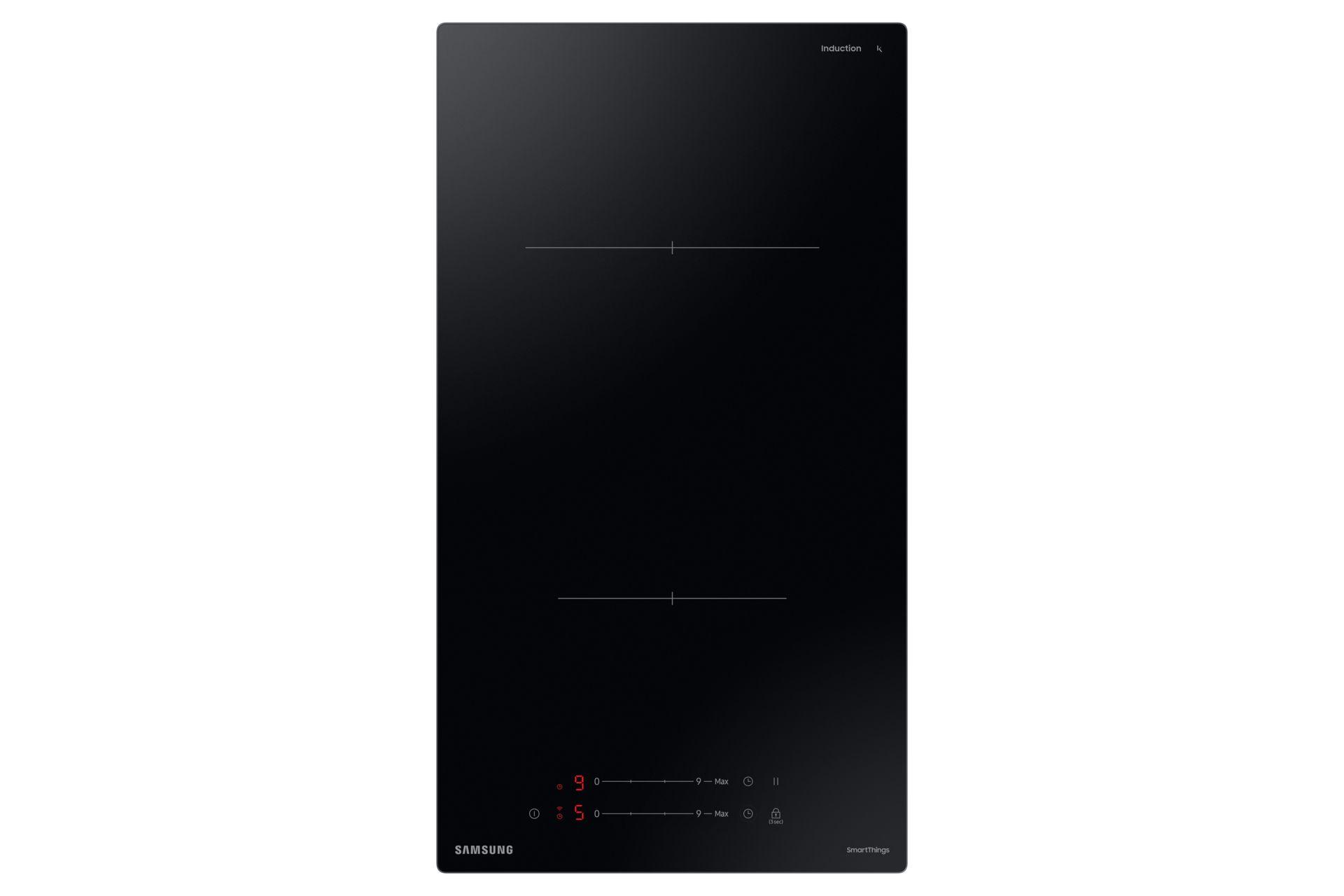 Placa de Indução de Encastre SAMSUNG NZ32BG2005FKU1 (2 zonas - 3300 W - Vidro - Preto)