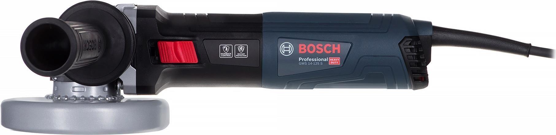 Rebarbadora BOSCH GWS 14-125 S Professional (Azul e Preto)