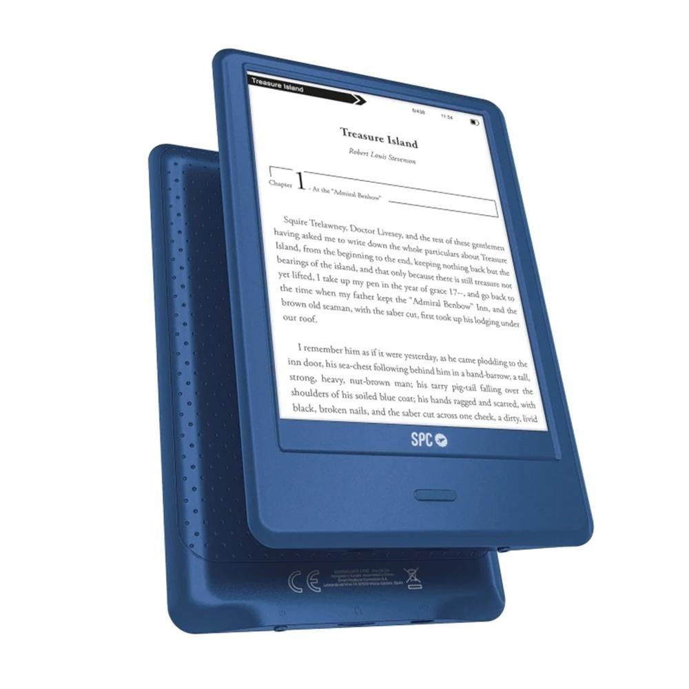 Leitor de Livros Eletrónicos SPC Dickens Light 2 Pro (6" - 1024 x 758 píxeis - E Ink Carta - Azul)