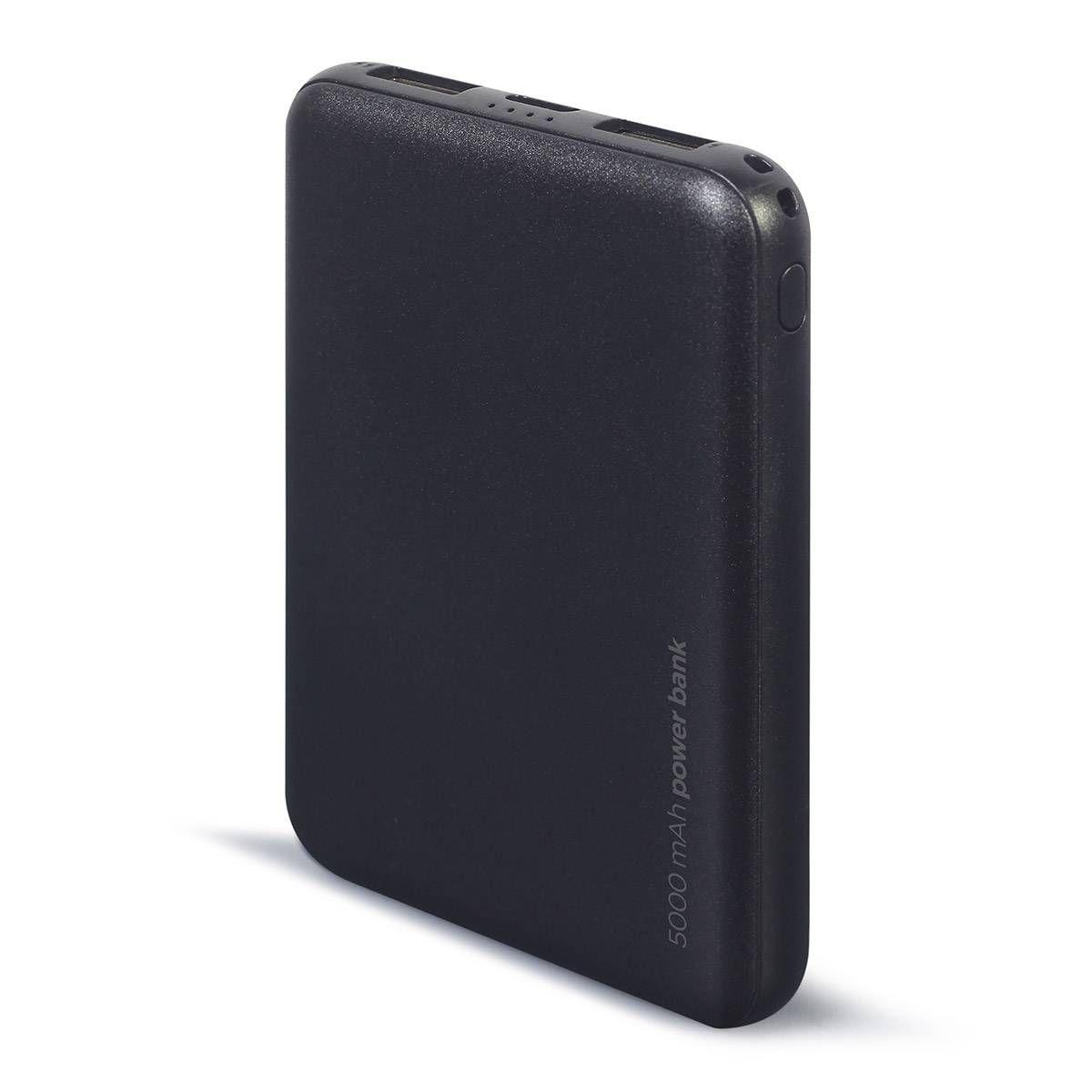 Bateria Externa GEMBIRD PB05-02 (5000 mAh - Micro-USB e USB Tipo-C - Preto) — miniatura 2