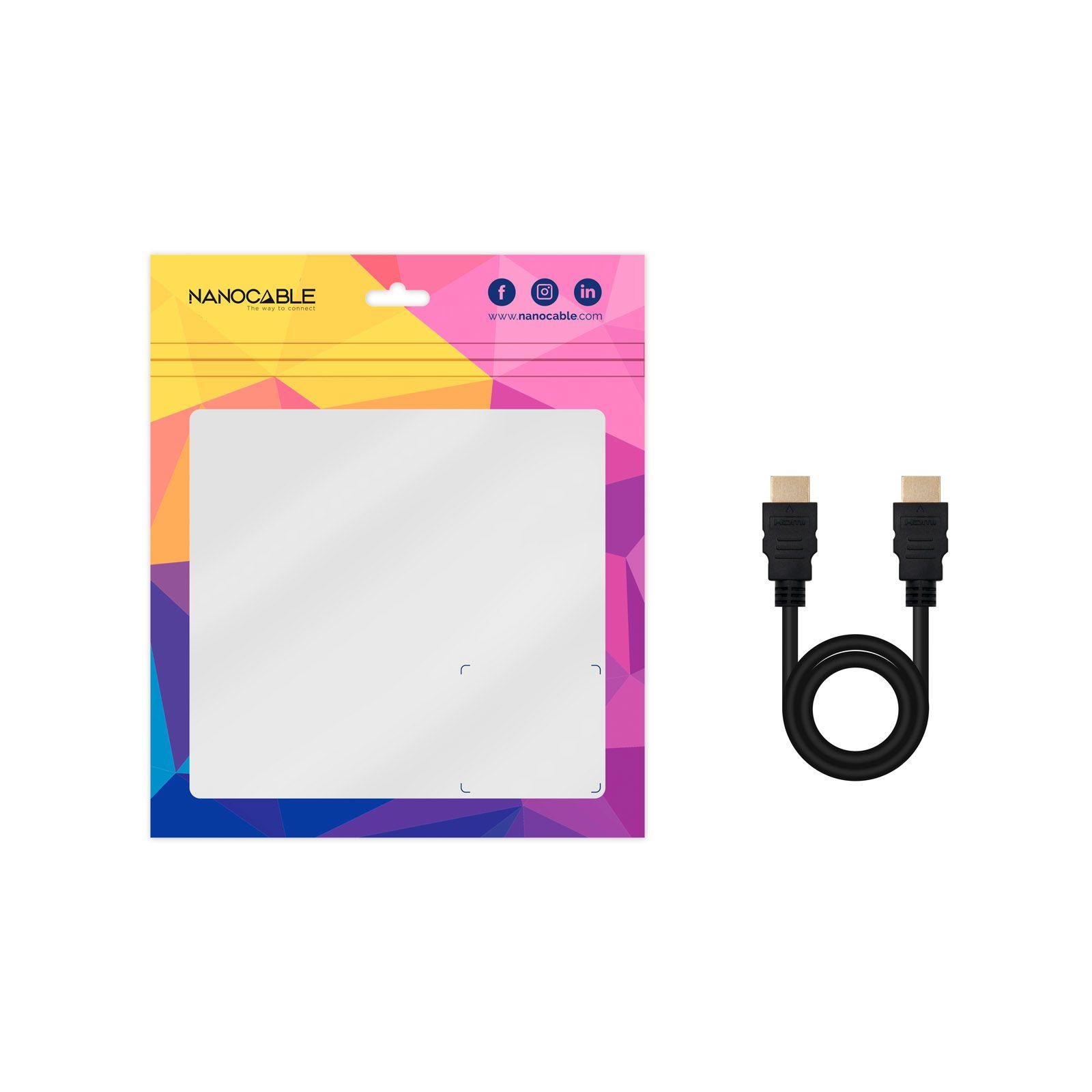 Cabo HDMI NANOCABLE 10.15.3803 (3 m - HDMI Type A - Preto) — miniatura 5