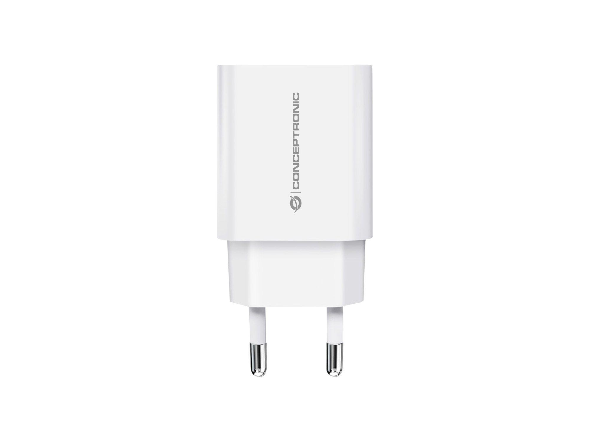 Carregador de Tomada CONCEPTRONIC ALTHEA14W (1 porta USB-C - Universal - AC - Branco), miniatura 2