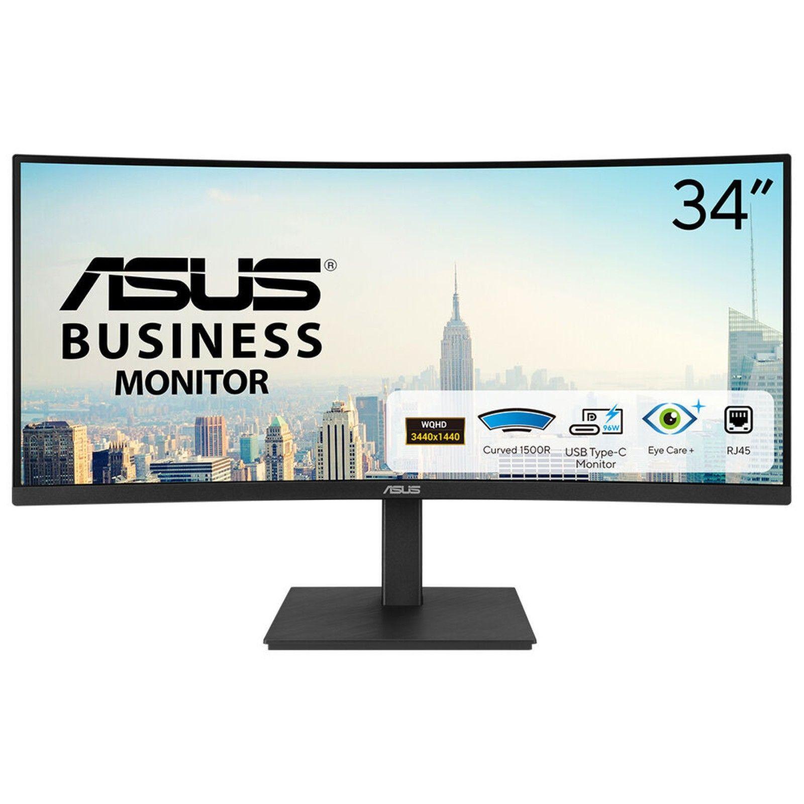 Monitor ASUS VA34VCPSR (34" - VA - 100 Hz - Preto)