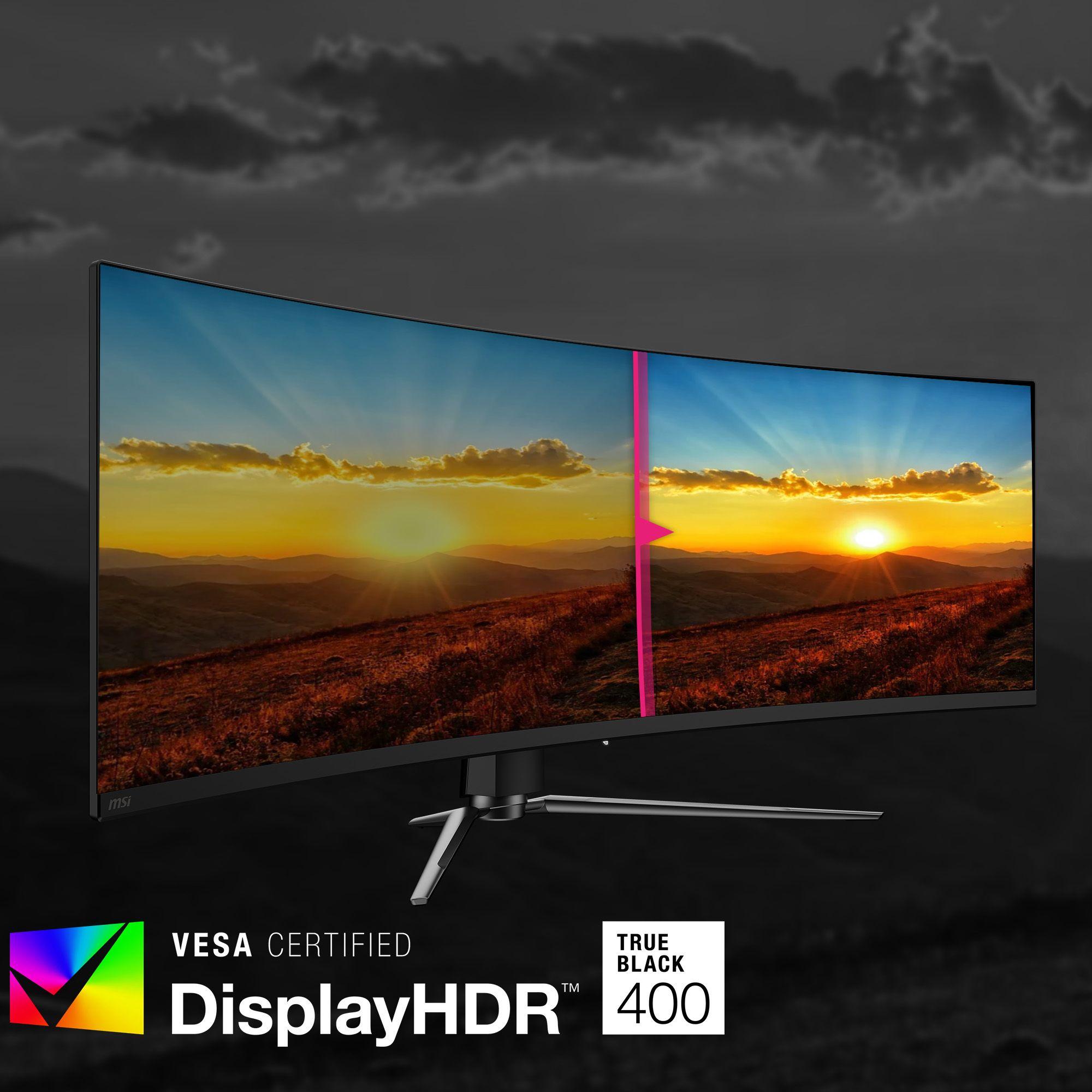 Monitor MSI MPG 491CQPDE QD-OLED (49" - QD-OLED - 144 Hz - Preto) — miniatura 10