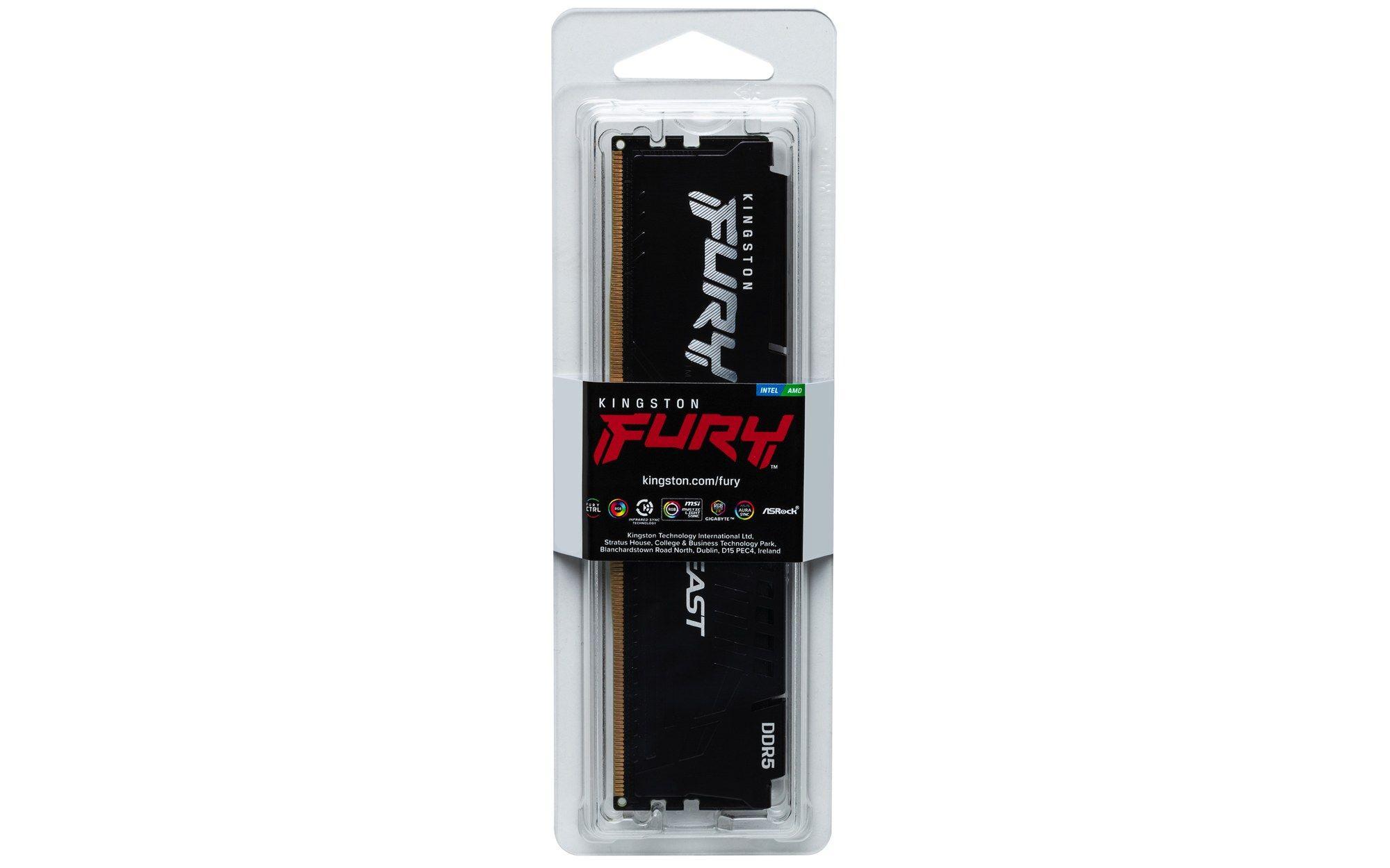 Memória RAM KINGSTON FURY Beast KF556C36BBE-64 (5600 MHz - 64 GB - DIMM), miniatura 4