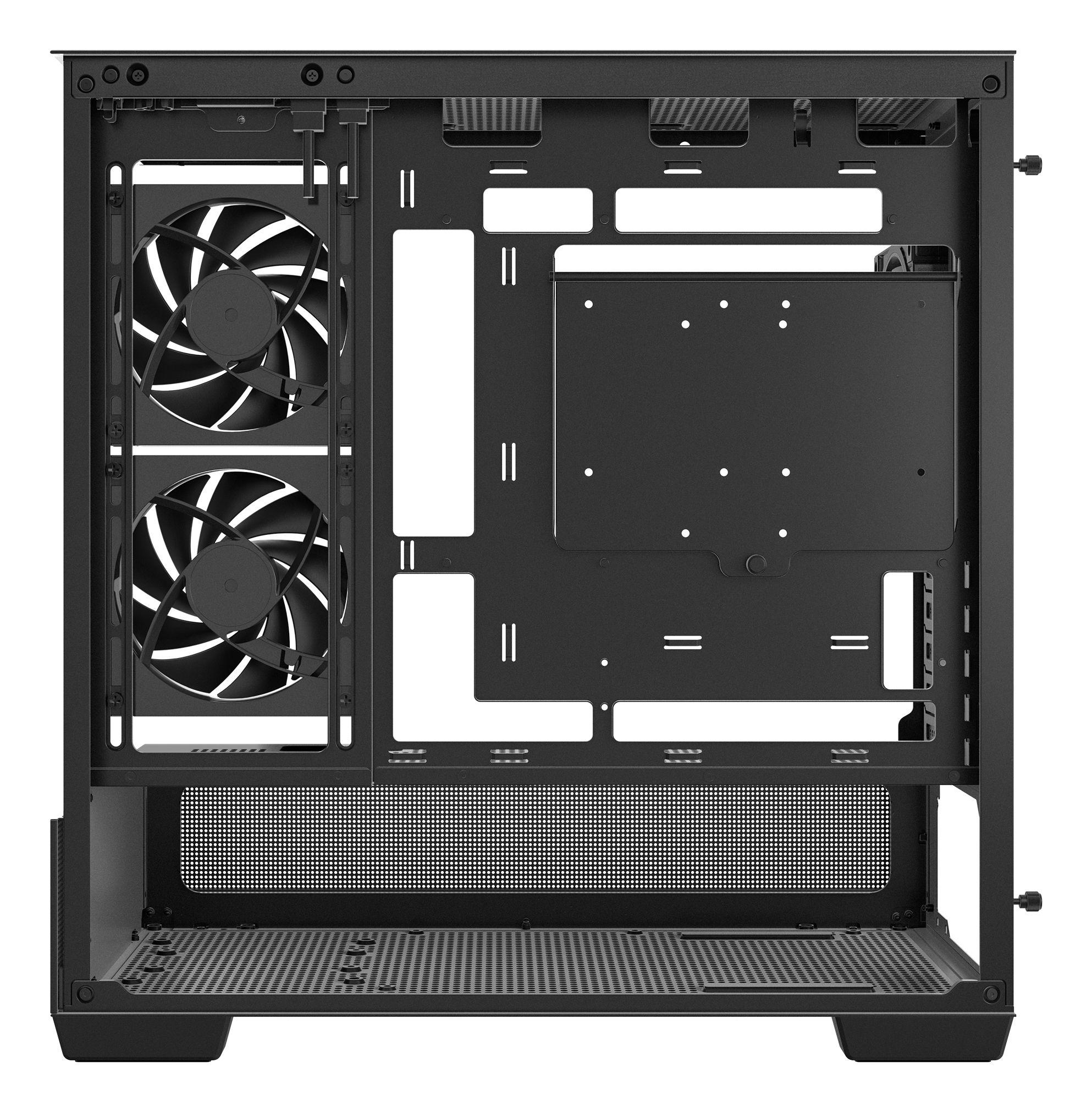 Caixa PC DEEPCOOL CG380 3F (ITX, micro ATX - Midi Tower - ITX, Micro-ATX - Preto) — miniatura 5