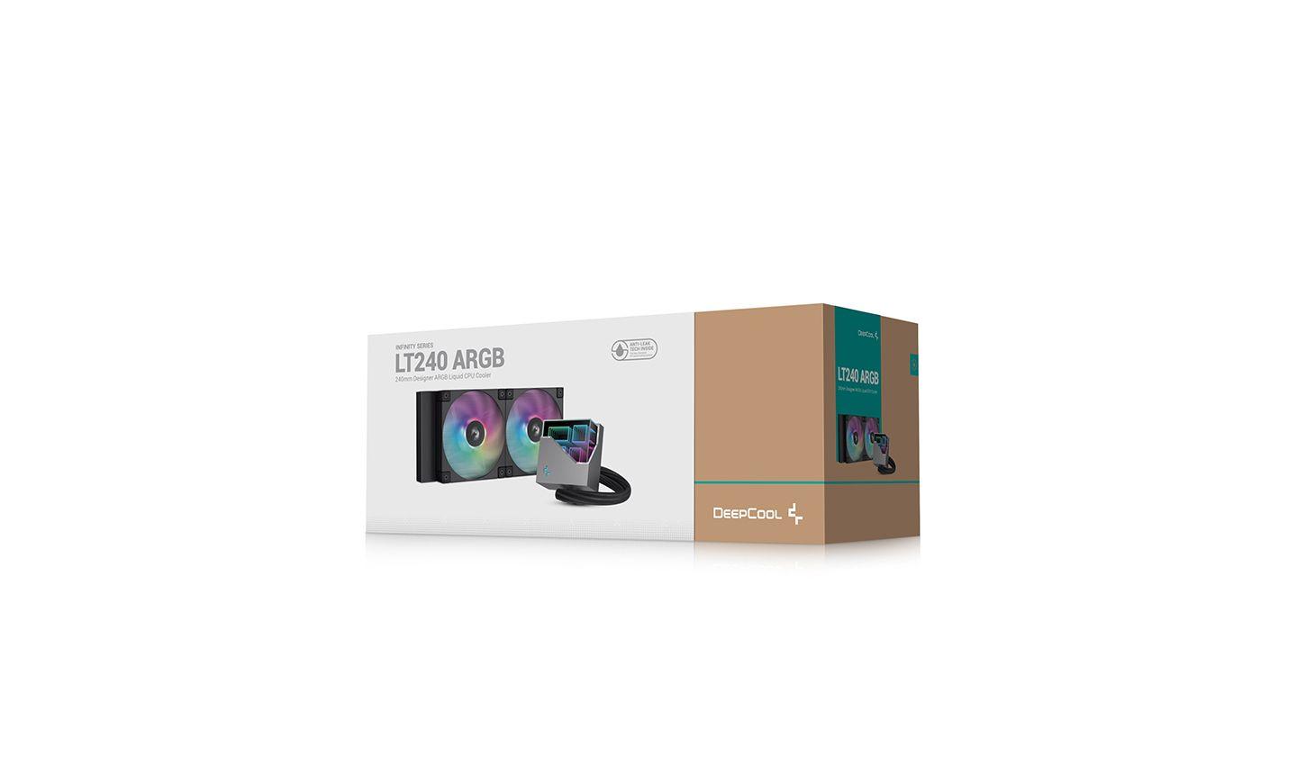Refrigeração Líquida DEEPCOOL LT240 (12 cm - 2400 RPM - 4-pin - Preto) — miniatura 6