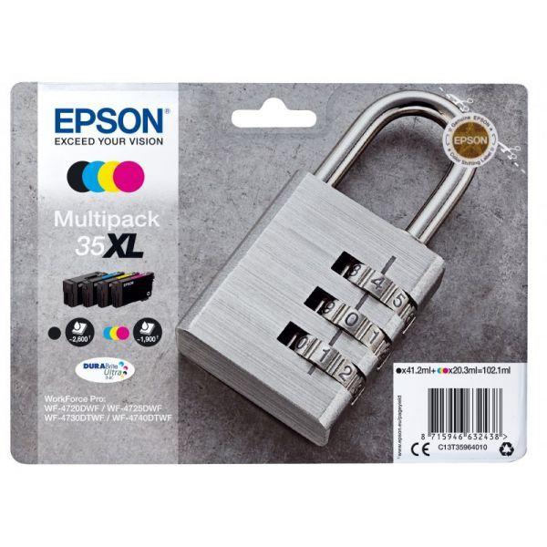 Multipack de Tinteiros EPSON 35XL C13T35964010 (2600 páginas)