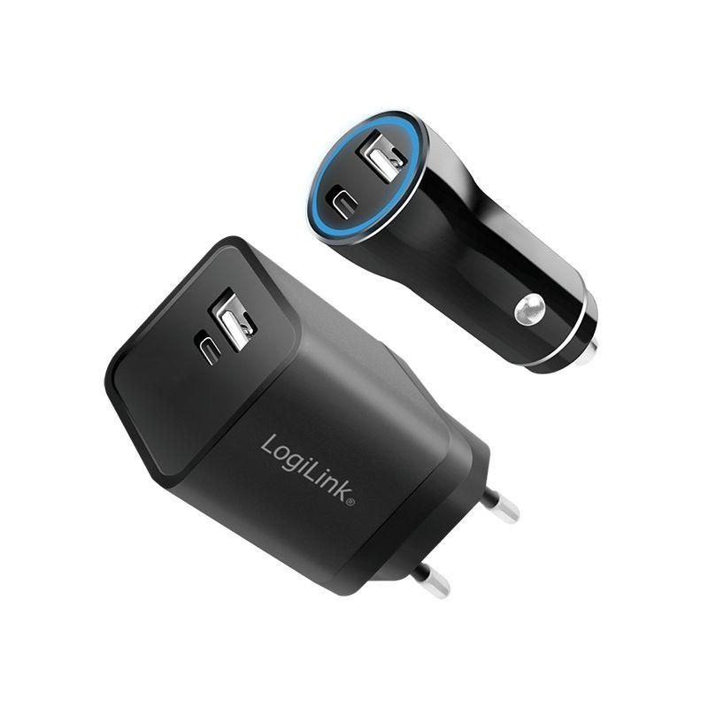 Kit de Carregadores LOGILINK PA0300 (15 W - Preto), miniatura 2