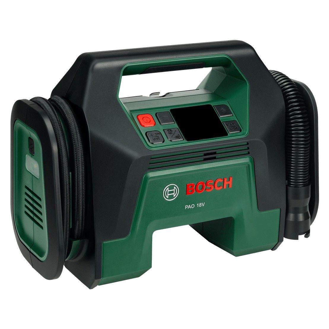 Compressor de Ar Sem Fios BOSCH PAO 18V (18 V - Verde/Preto)
