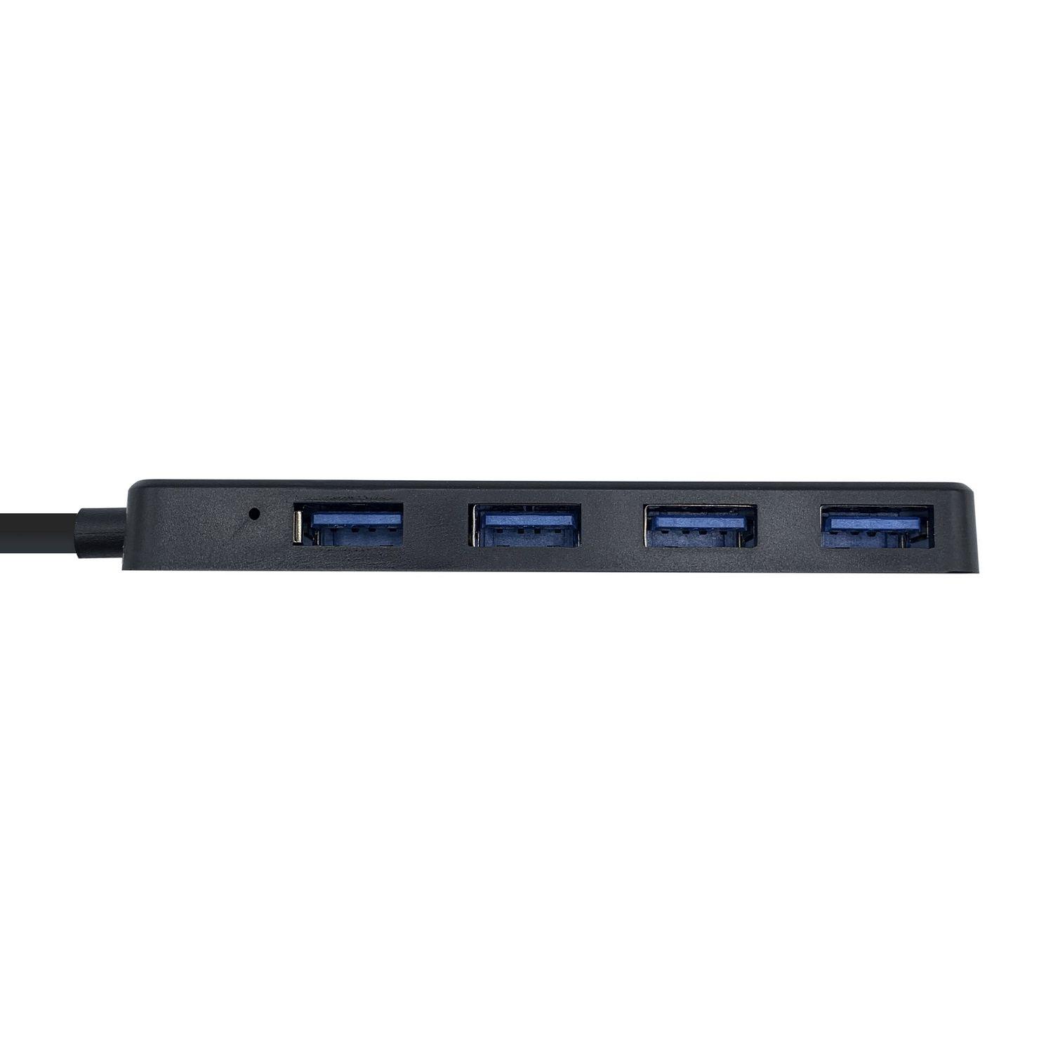 Hub USB AISENS A106-0399 (0,3 m - Preto) — miniatura 2