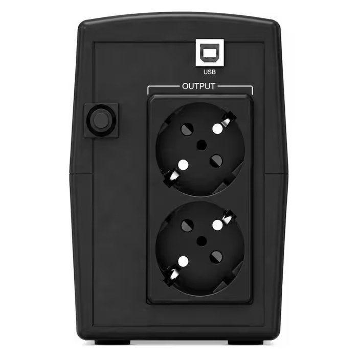 UPS PHASAK Sirius PH-7308 (USB Type-B - Tipo F - Preto) — miniatura 3