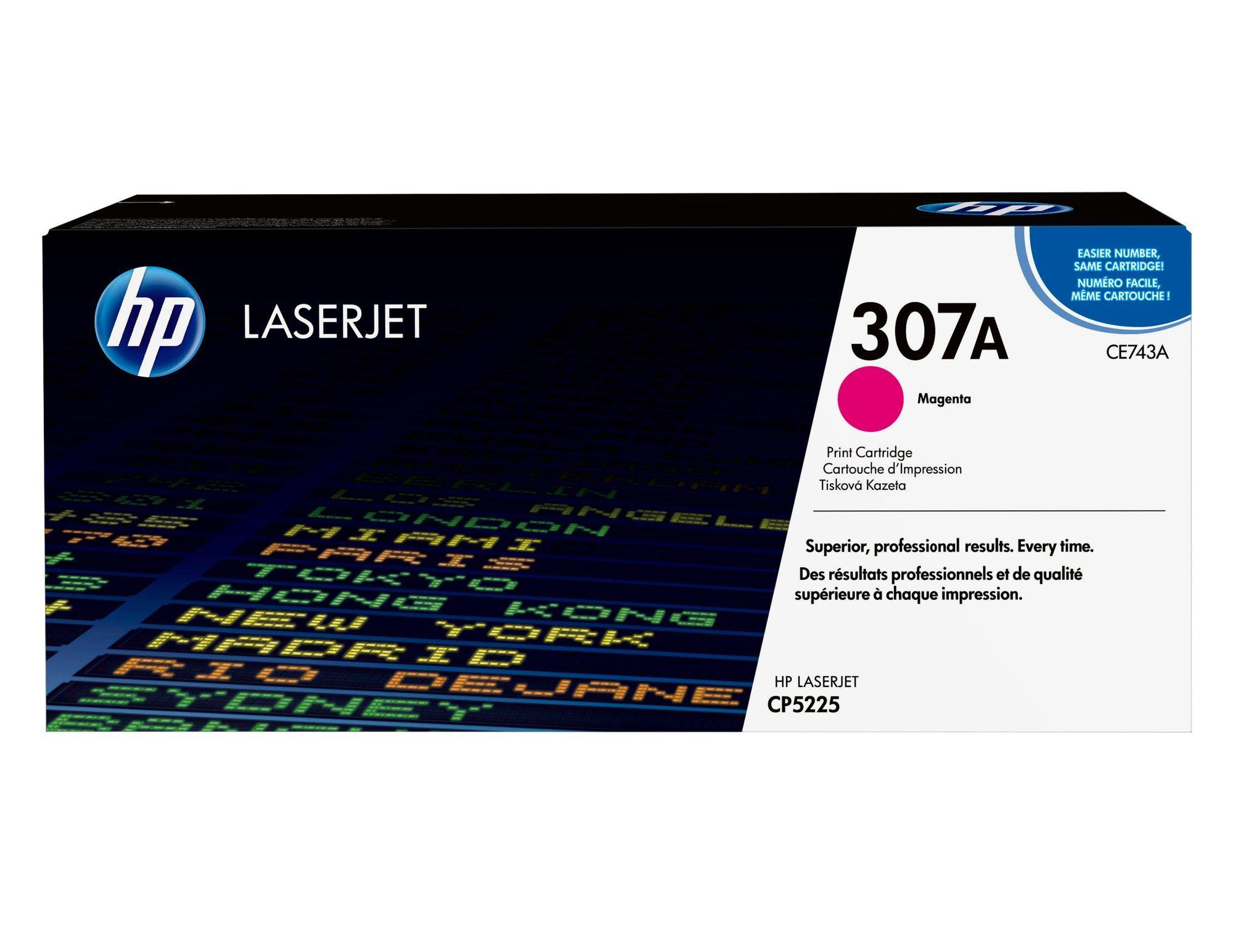Toner HP 307A CE743A (7300 páginas - Magenta)
