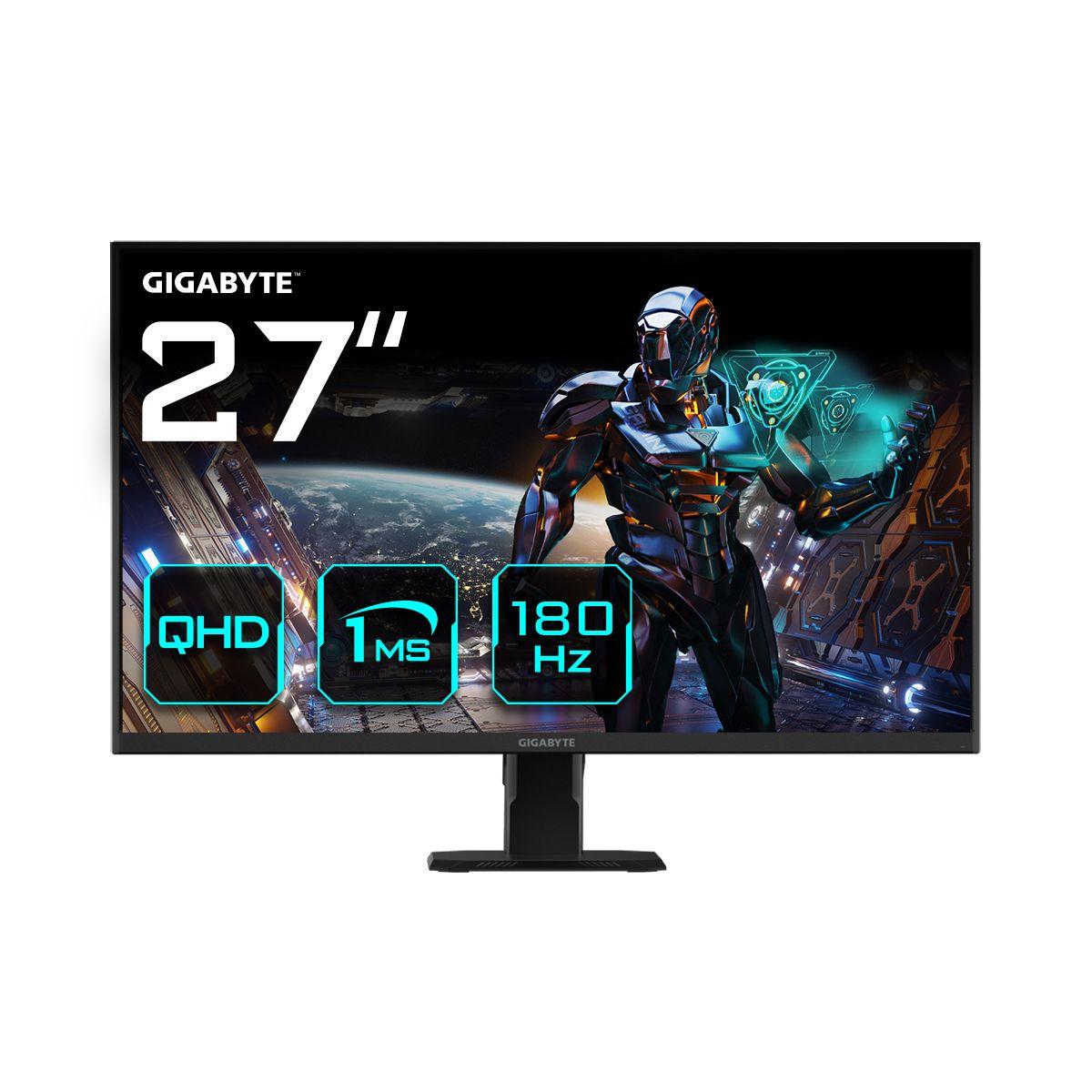 Monitor GIGABYTE GS27QA (27" - SS-IPS - 180 Hz - Preto)