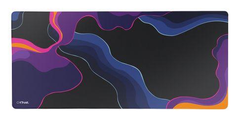 Tapete de Rato Gaming TRUST GXT 759 XXL (XXL - 3 mm - Preto, Azul, Rosa e Violeta)