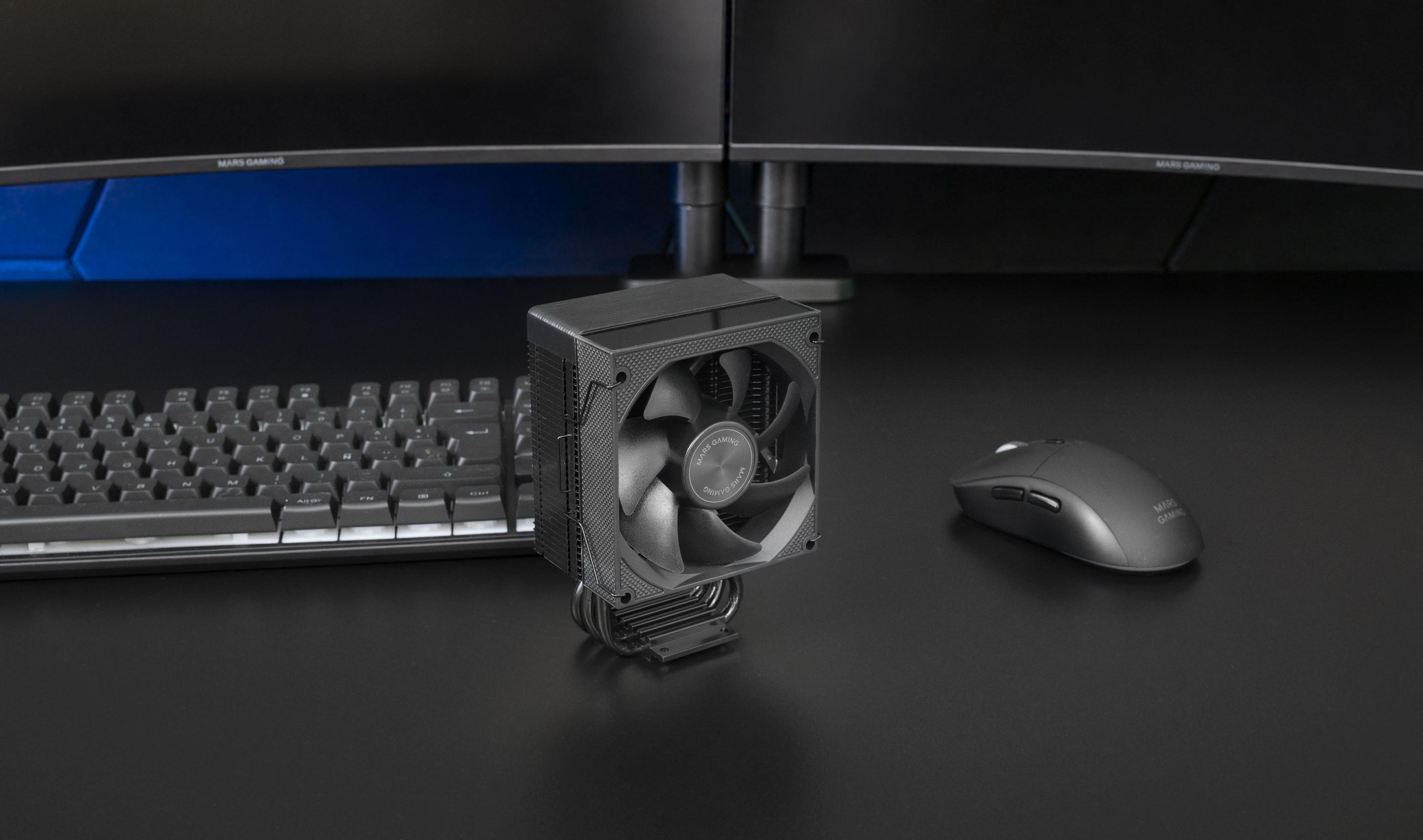 Dissipador CPU MARS GAMING MCPU-XPRO (Tripla torre - 90 mm - Altura 13,6 cm - Preto) — miniatura 12
