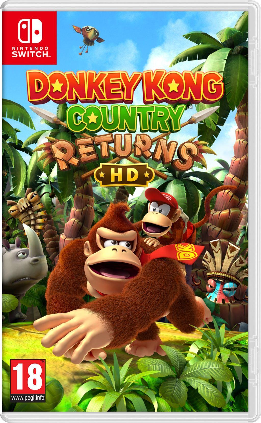Jogo NINTENDO Donkey Kong Country Returns HD (Nintendo Switch - Edição Padrão)