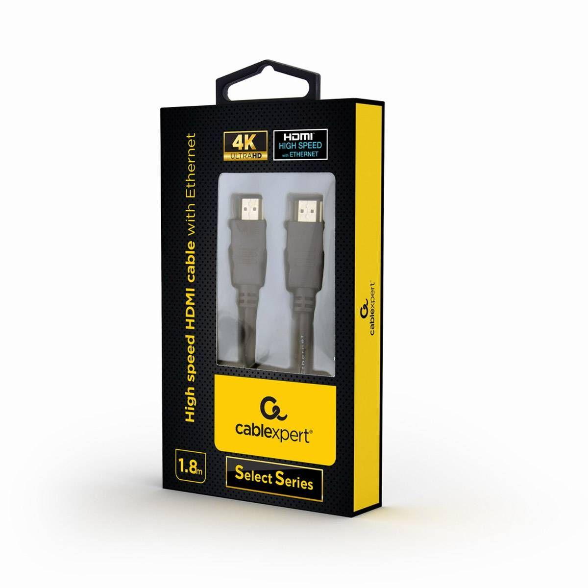 Cabo HDMI GEMBIRD CC-HDMIL-1.8M (1,8 m - 60 Hz - HDMI Type A - Preto), miniatura 3