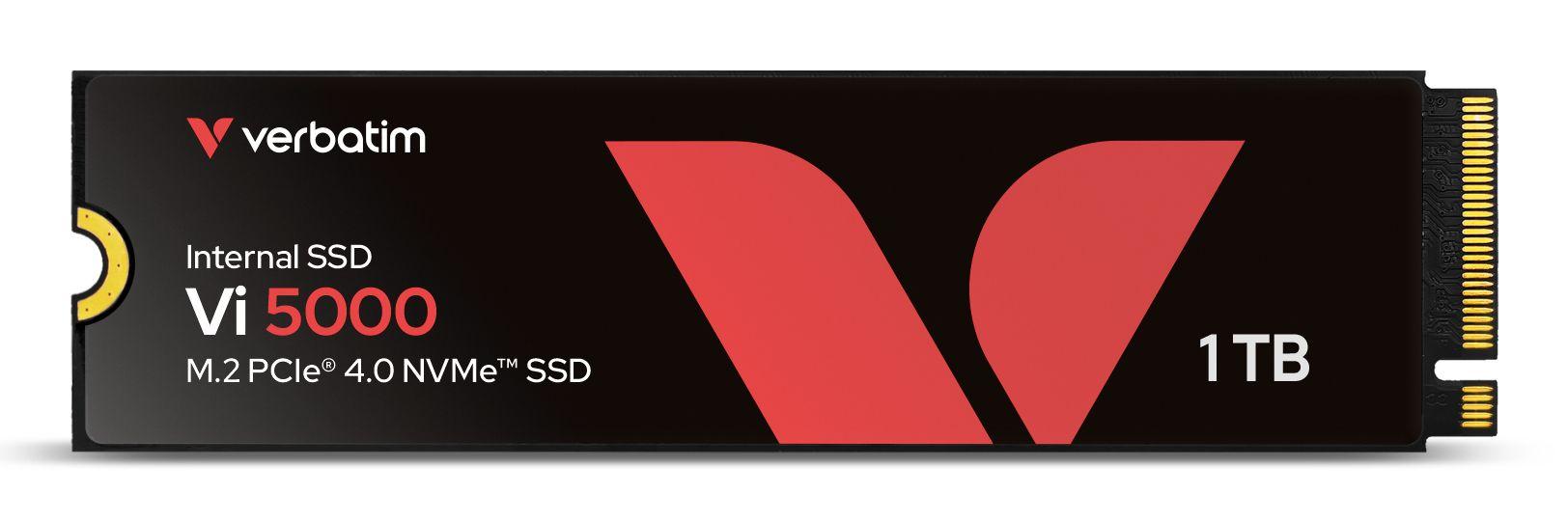 SSD VERBATIM Vi5000 (1 TB - M.2 2280 - PCIe 4.0 NVMe - Preto), miniatura 3