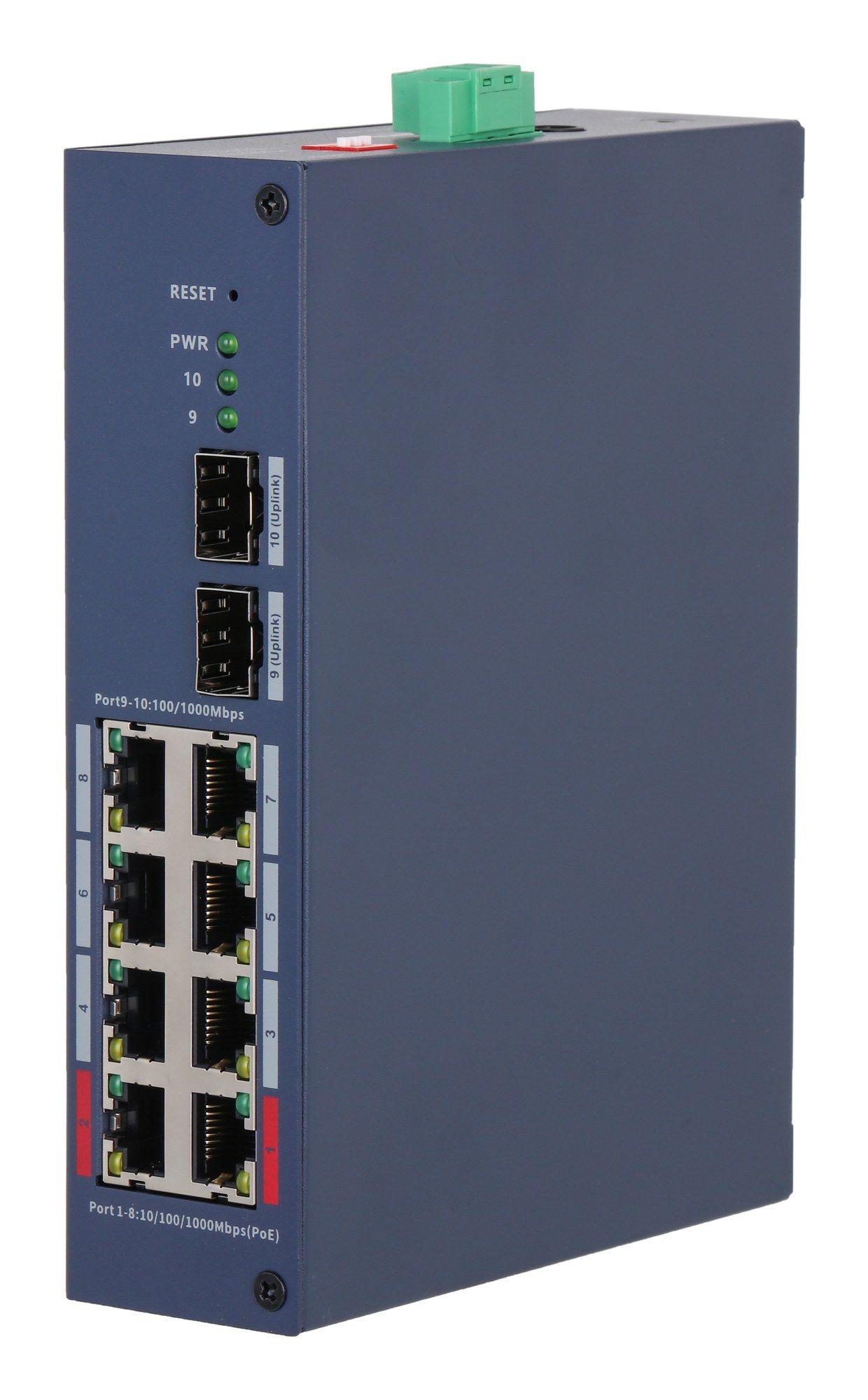 Switch de Rede Gerido DAHUA CHS4210-8GT-110 (Gigabit Ethernet - 1,05 MB - 20 Gbit/s - Azul-escuro)