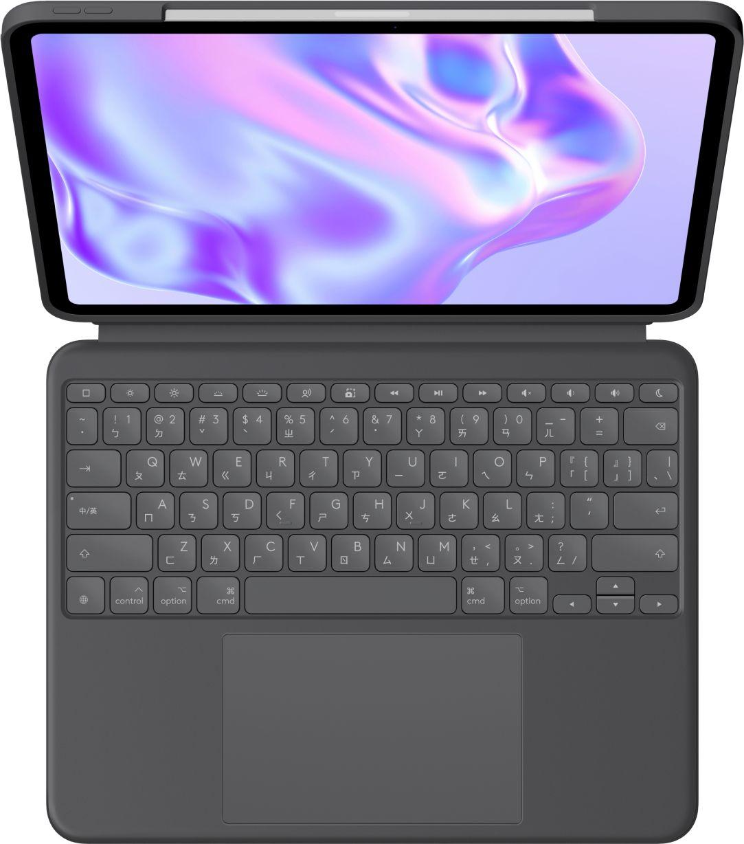 Teclado LOGITECH Combo Touch for iPad Pro 13-inch (iPad Pro 13" M4 - Layout CH - Grafite) — miniatura 2
