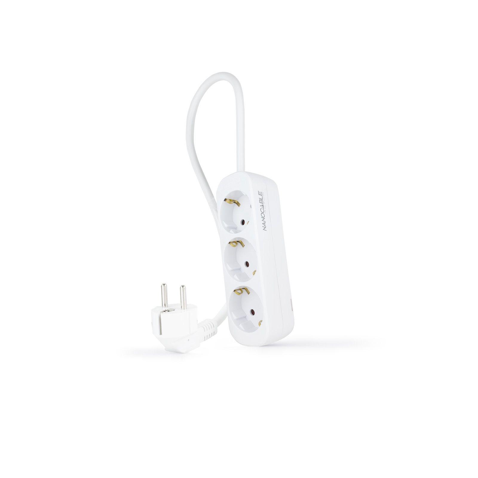 Extensão Elétrica NANOCABLE 10.38.0003-NS (1,4 m - Branco)