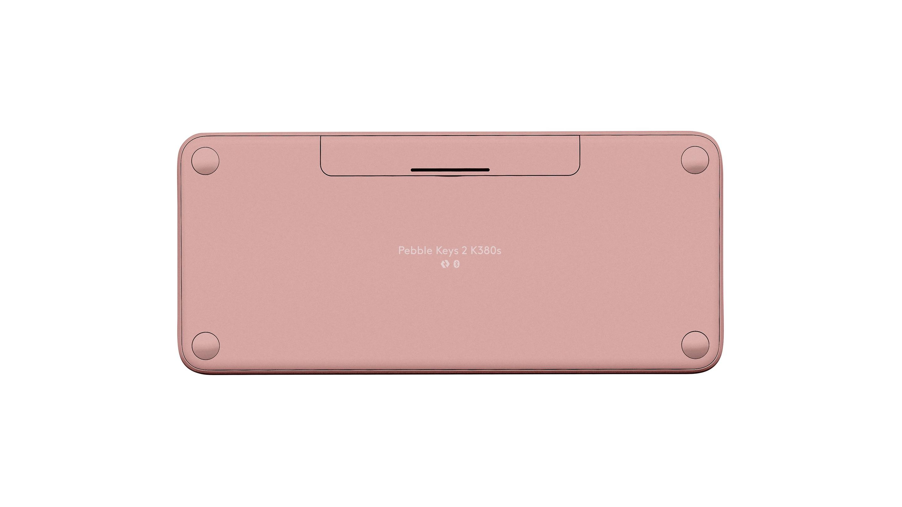 Teclado LOGITECH Pebble Keys 2 K380s (Estados Unidos - Teclas tesoura - Mini - Rosa) — miniatura 2