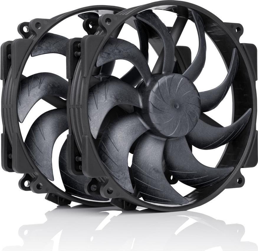 Ventoinhas para Caixa de Computador NOCTUA NF-A14x25r G2 PWM Sx2-PP chromax.black (PBT, ABS, silicone e borracha - Preto)
