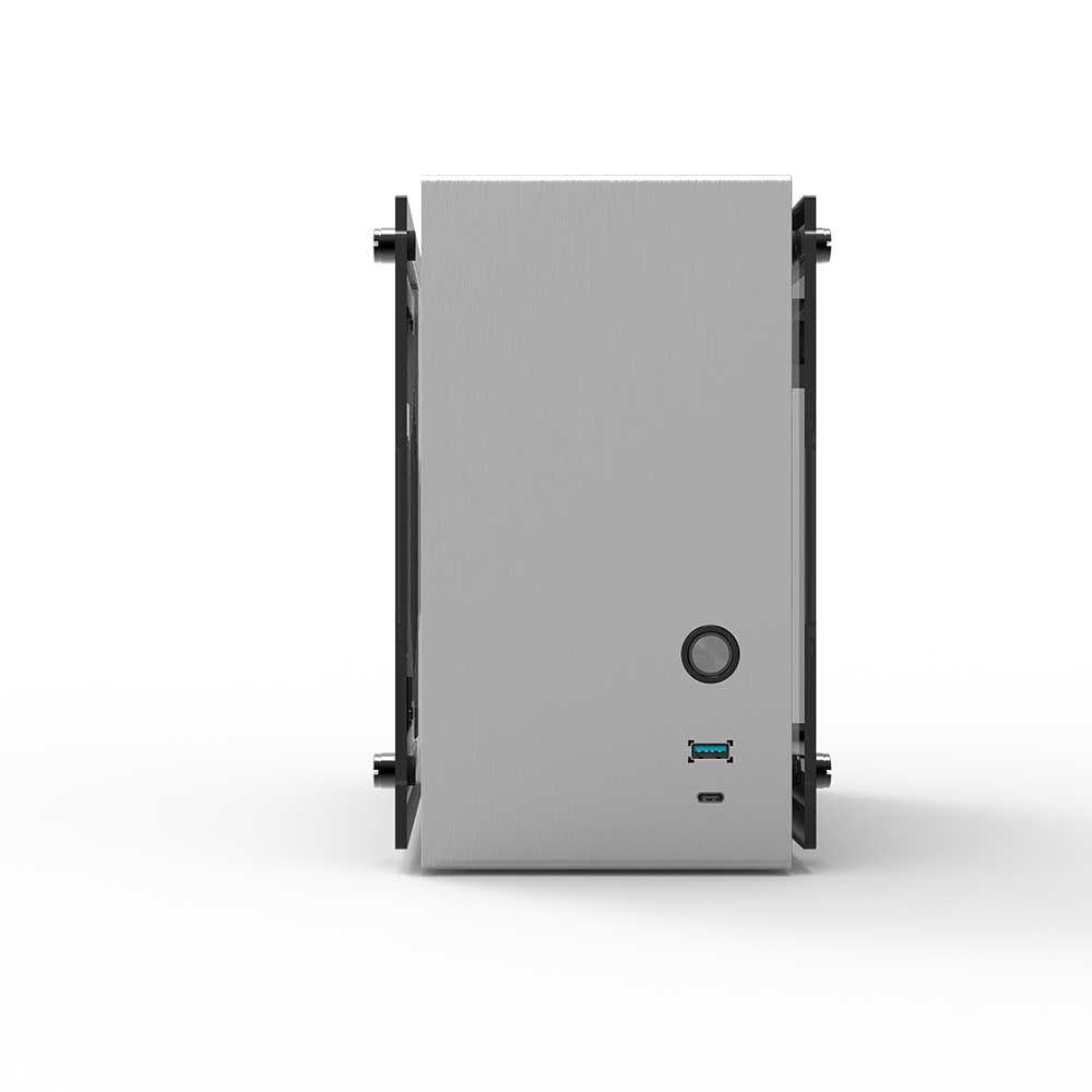 Caixa Mini-ITX ZALMAN M2 Mini (Mini-ITX - SFX - Mini-Torre - Prateado)