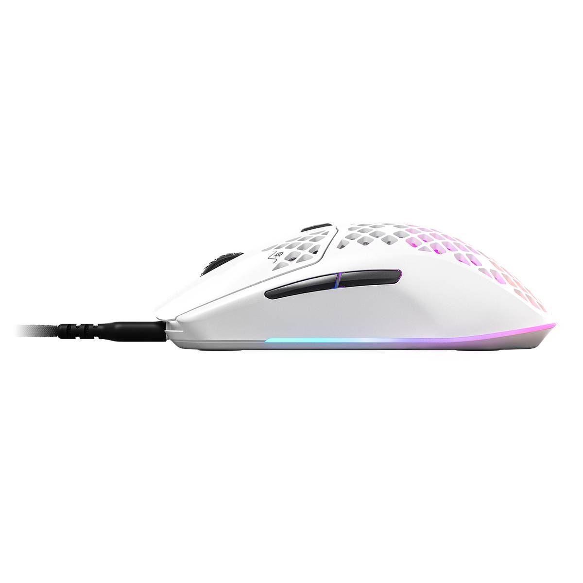 Rato STEELSERIES Aerox 3 (Mão direita - 8500 DPI - Ótico - Branco), miniatura 5