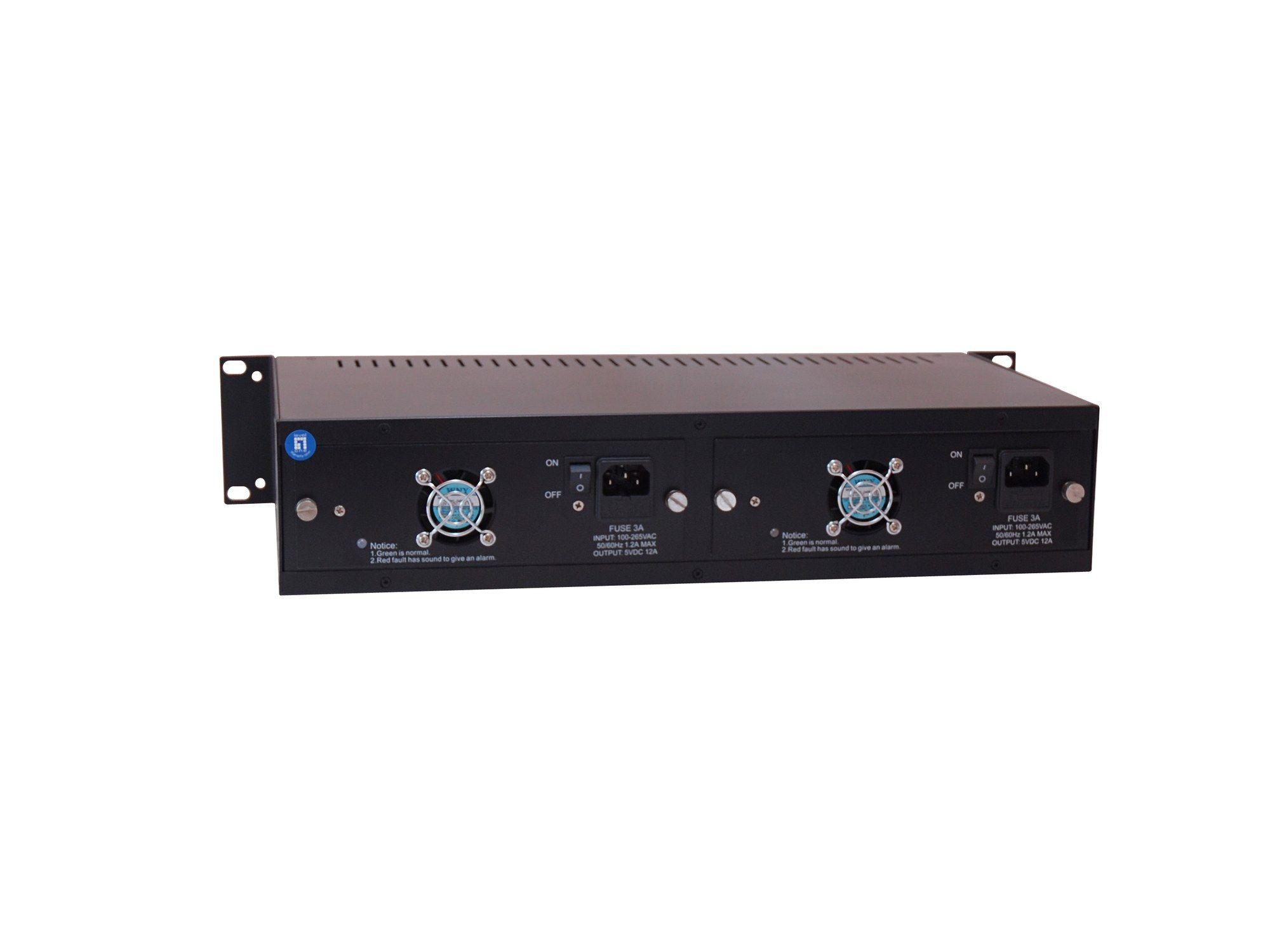Chassis para Conversores de Media LEVELONE CVH-2000 (14 Baías - 19" - Preto) — miniatura 2