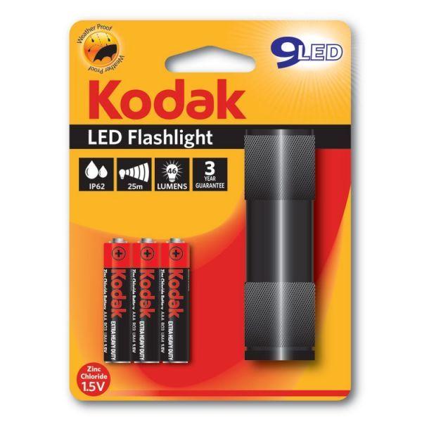 Lanterna KODAK LED + 3 Pilhas AAA (9 LEDs - 46 lm - Preto) — miniatura 2